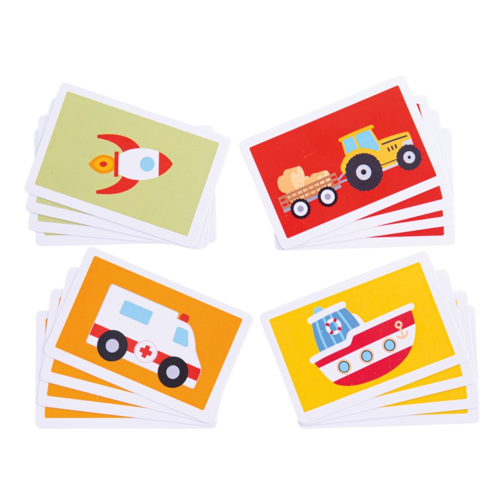 Bigjigs Toys Snap ! Transport – Image 2