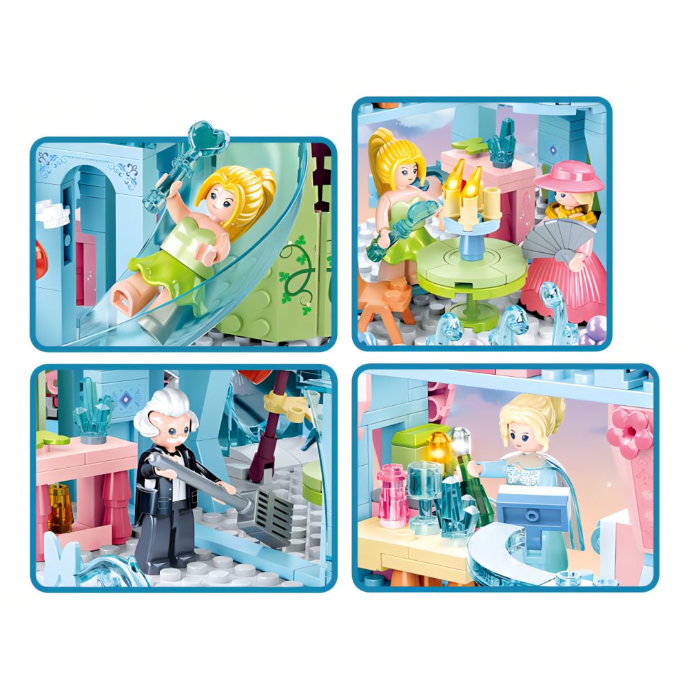 Sluban Fate Inverno M38-B0898 Castello delle fiabe - immagine 4