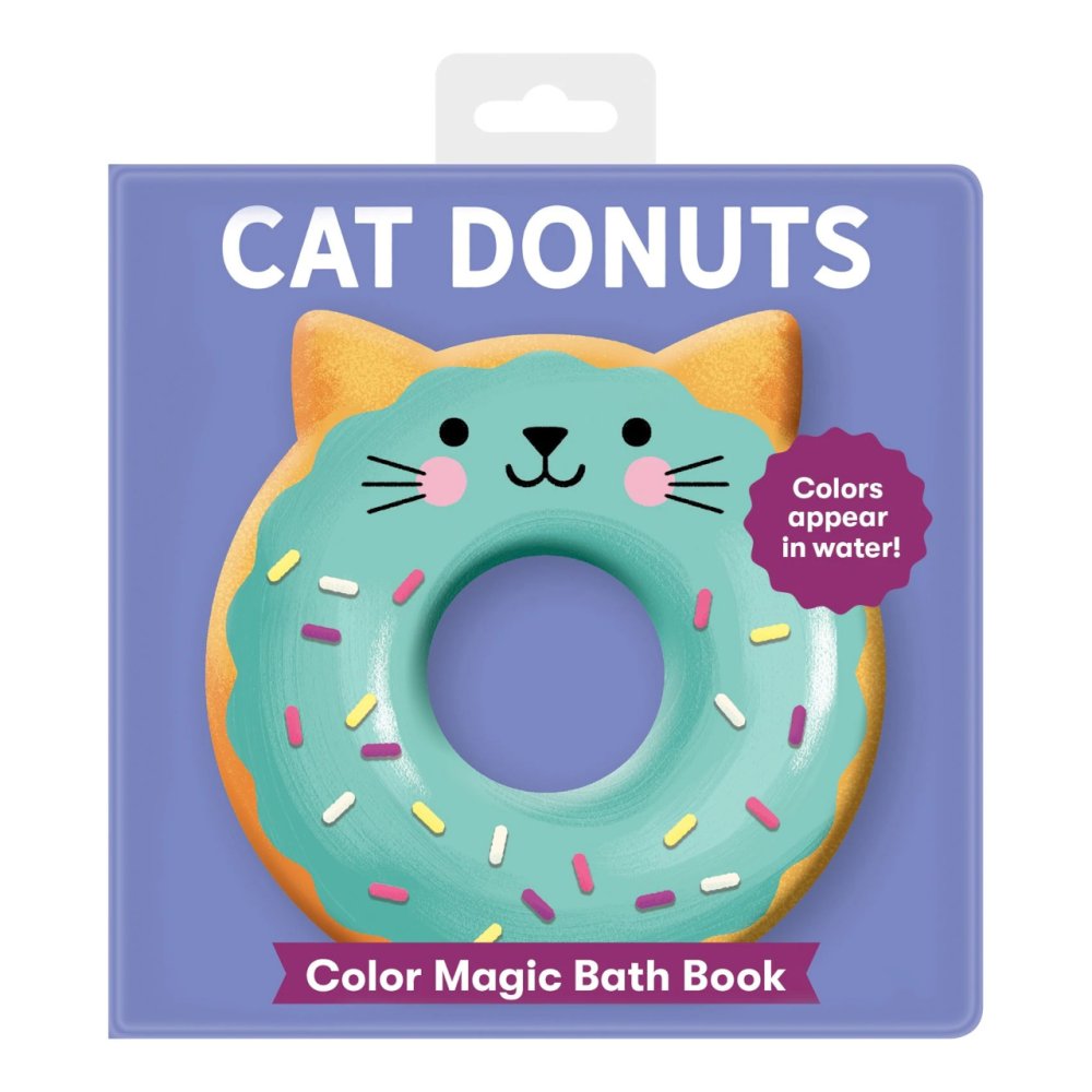 Mudpuppy Libro de baño Gatos Donuts