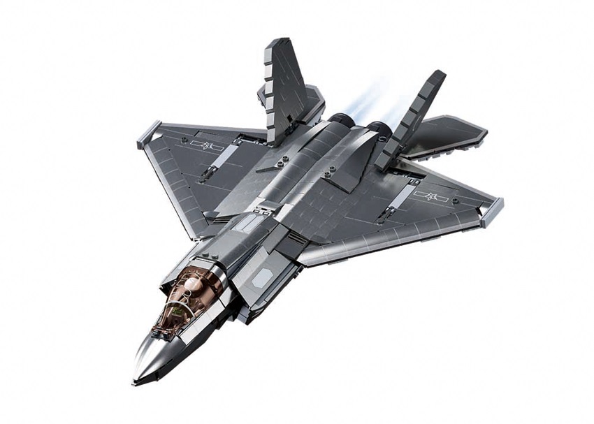 Sluban Stealth Aircraft Metal, versione con rivestimento in metallo J-35S M38-B1186