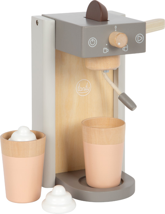 small foot Machine à café en bois avec accessoires Tasty gris