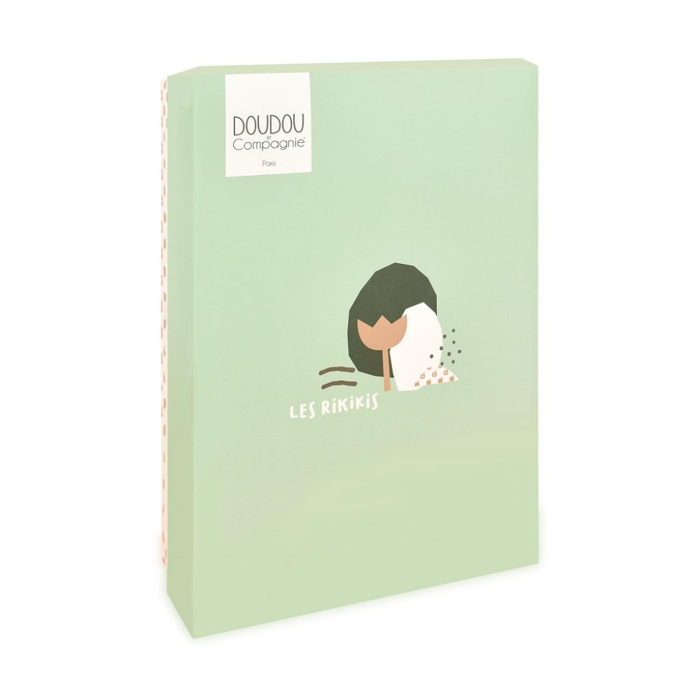 Doudou Pluszowy otulaczek zielony Jeż 19 cm - obrazek 4