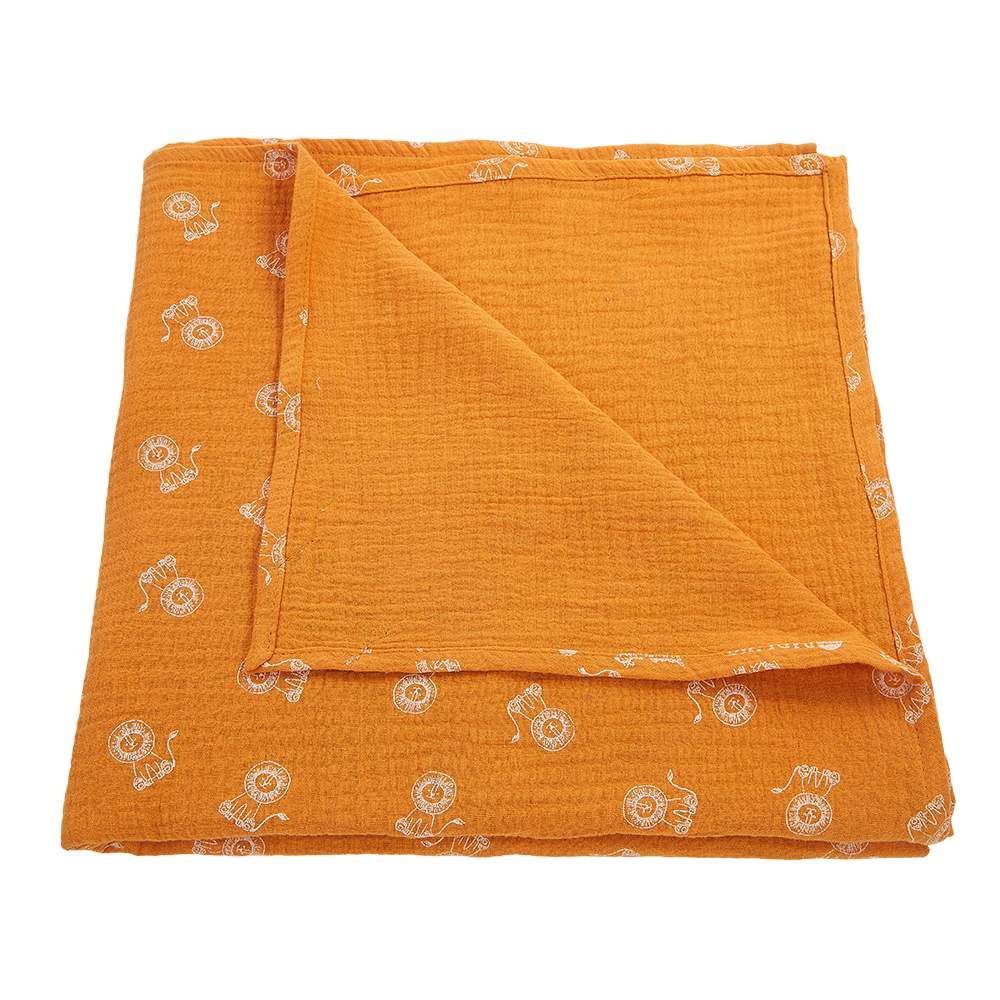 Musselin Decke Badetuch - Honig