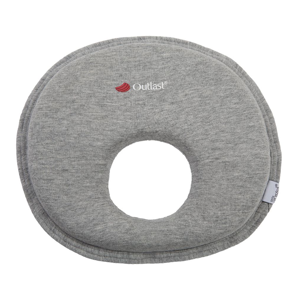 Almohada - reposacabezas para recién nacidos Outlast® - gris jaspeado UNI