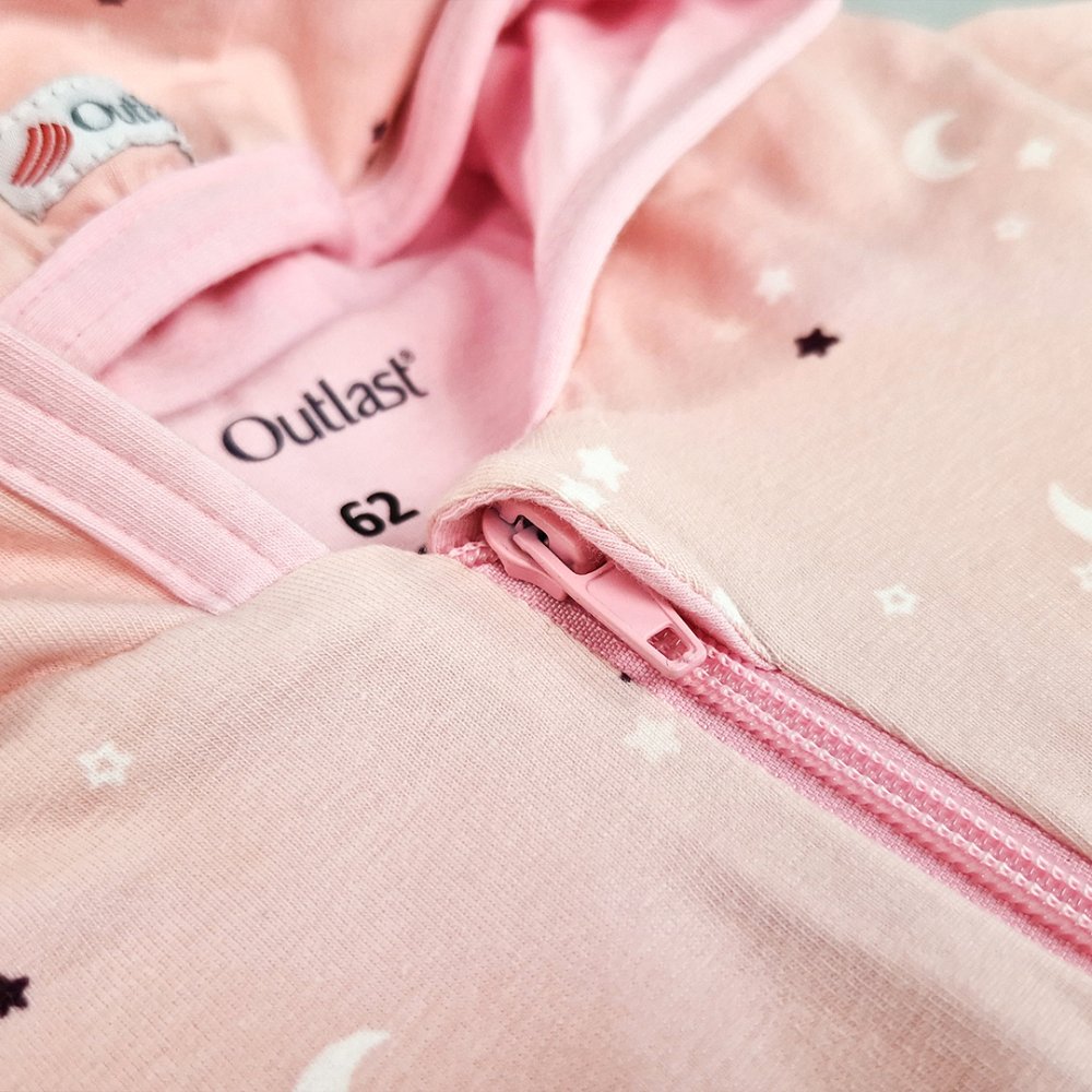 BIO DR Outlast® bélelt overall - világos rózsaszín csillag/rózsaszín baby 56 - Image 4