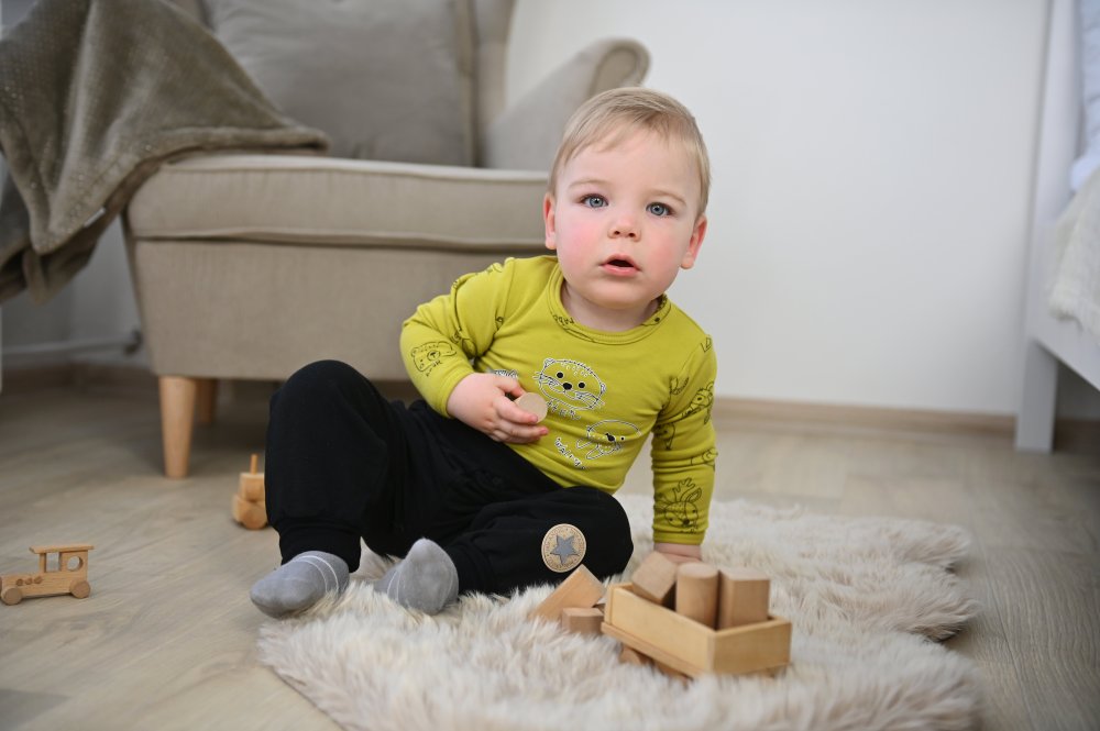 T-shirt toboggan DR image IMPRESSION Outlast® - jaune-vert/animaux jaune-vert 104 – Image 7