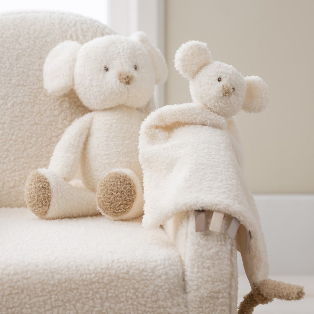 NATTOU Mazlíček plyšový maxi Teddy myš 28 x 28 cm, 0m+ (obrázek 4)