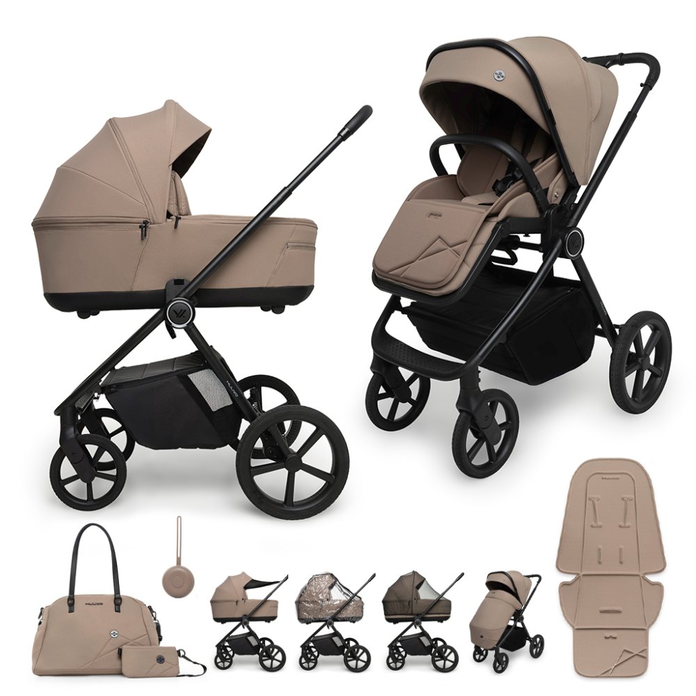 MUUVO Kočárek kombinovaný Muuvo One 2v1 Praline