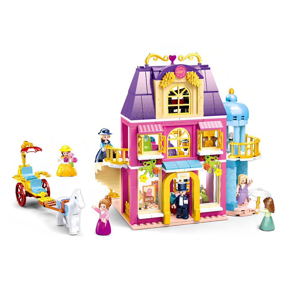 Sluban Girls Dream Village M38-B0876 Dobový obchodní dům (obrázek 6)