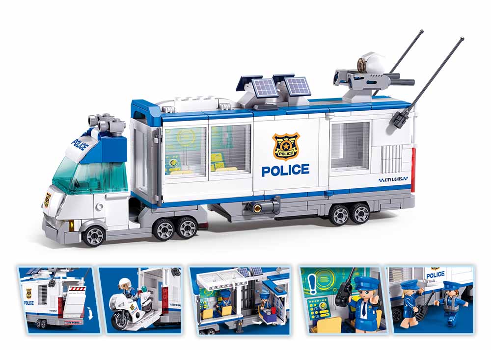 Sluban Metropolis M38-B1219 Mobilní velitelské centrum zásahové jednotky (obrázek 3)
