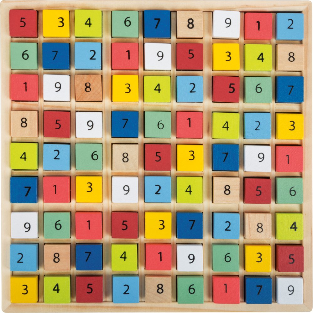 small foot Dřevěné sudoku barevné kostičky (obrázek 5)