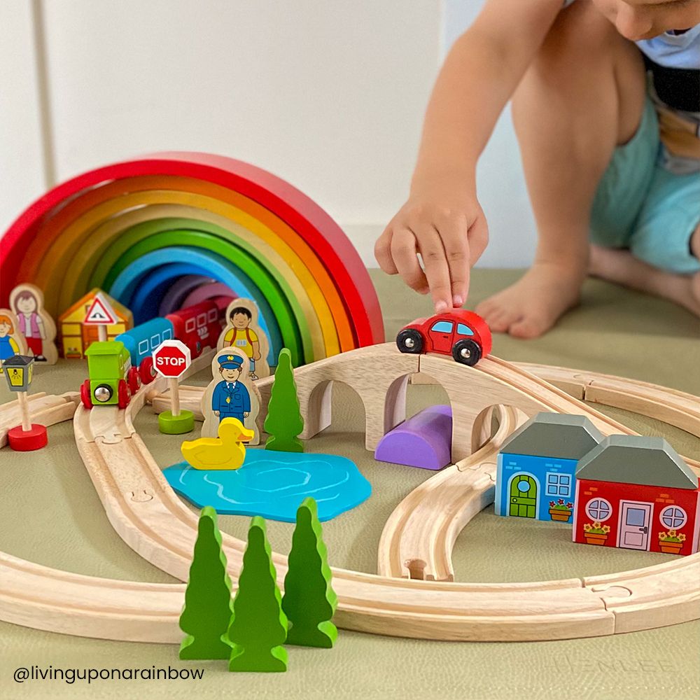 Bigjigs Rail Dřevěná vláčkodráha osmička (obrázek 7)