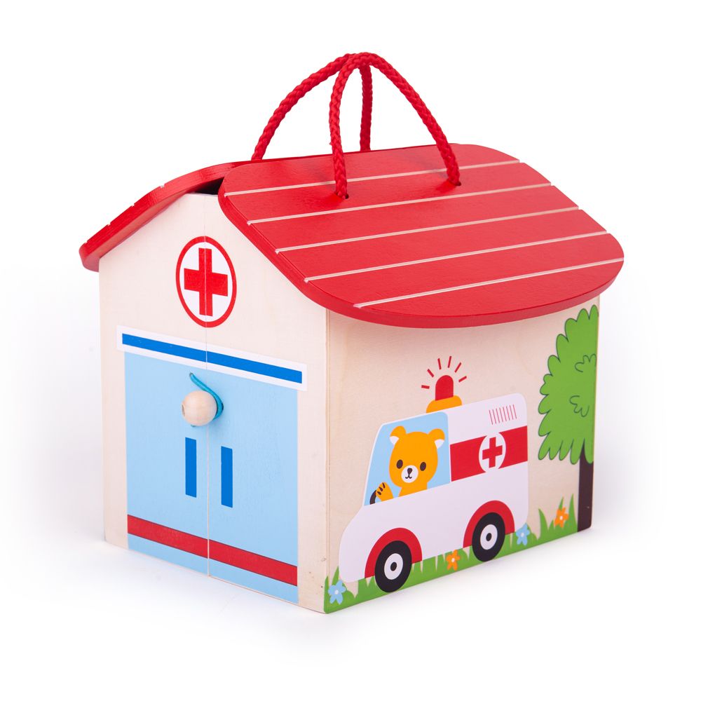 Bigjigs Toys Medvědí nemocnice (obrázek 10)