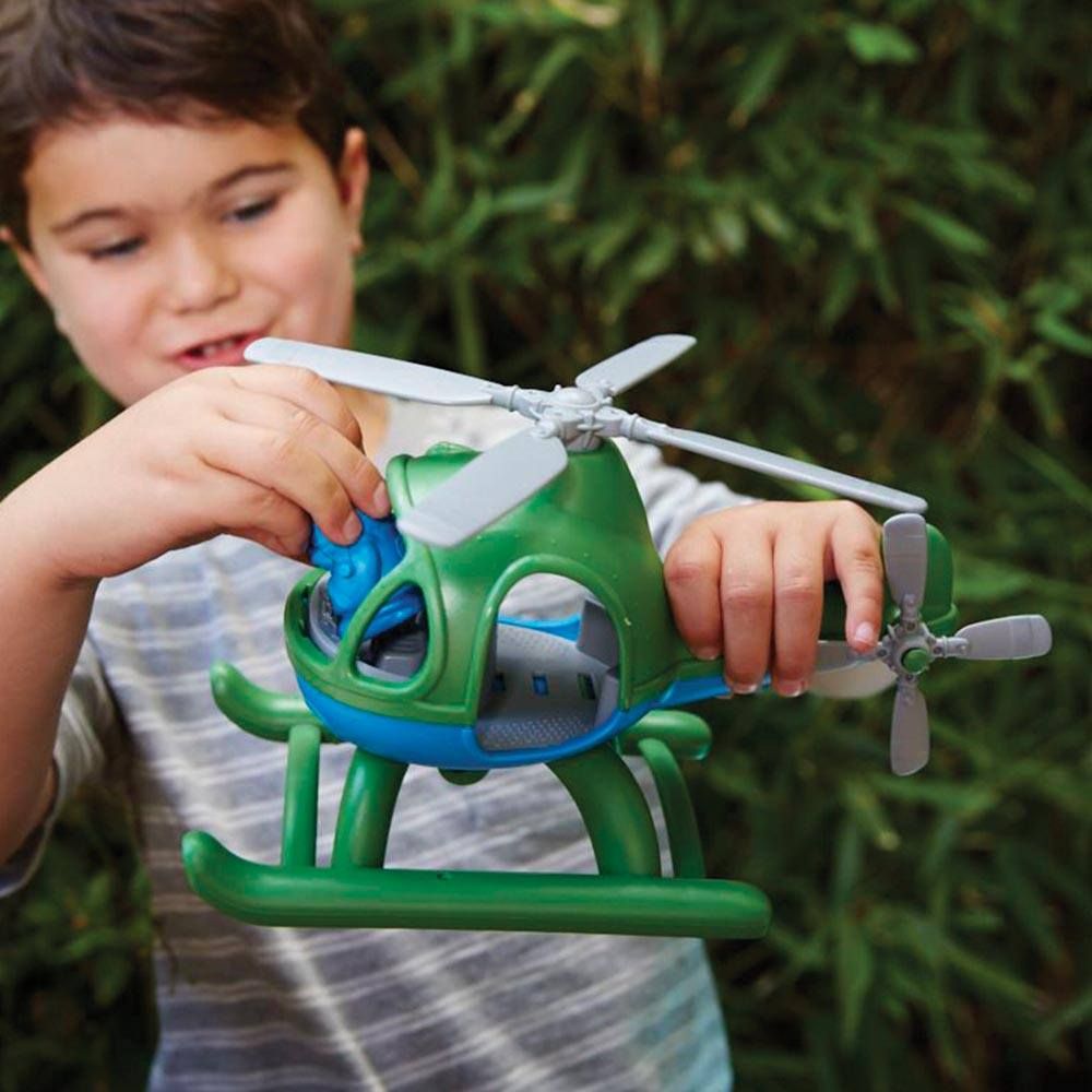 Green Toys Vrtulník modrý (obrázek 4)