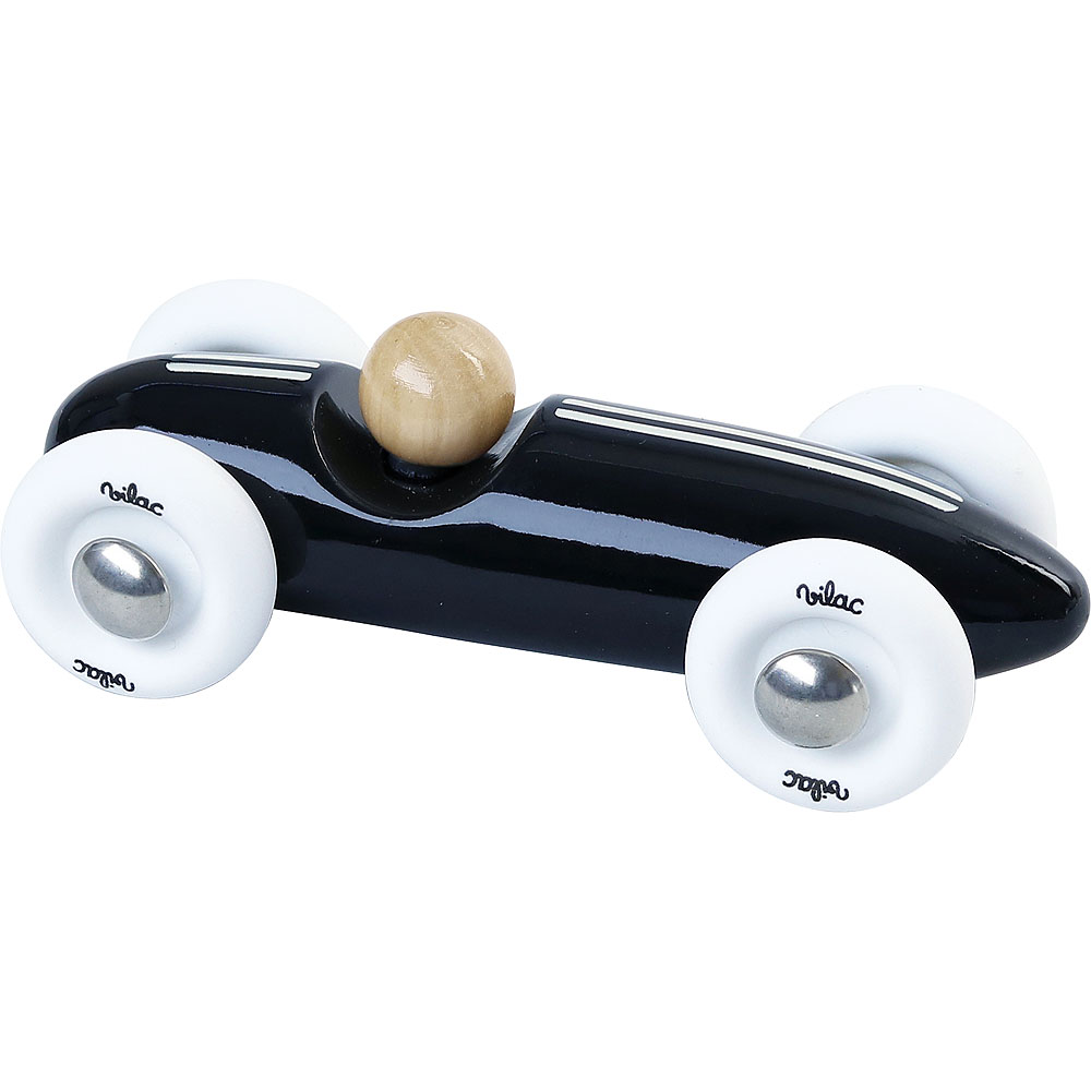Vilac Dřevěné auto mini Grand prix vintage černé (obrázek 5)