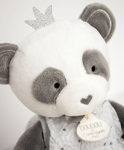 Doudou Dárková - plyšová panda s dečkou 28 cm (obrázek 3)