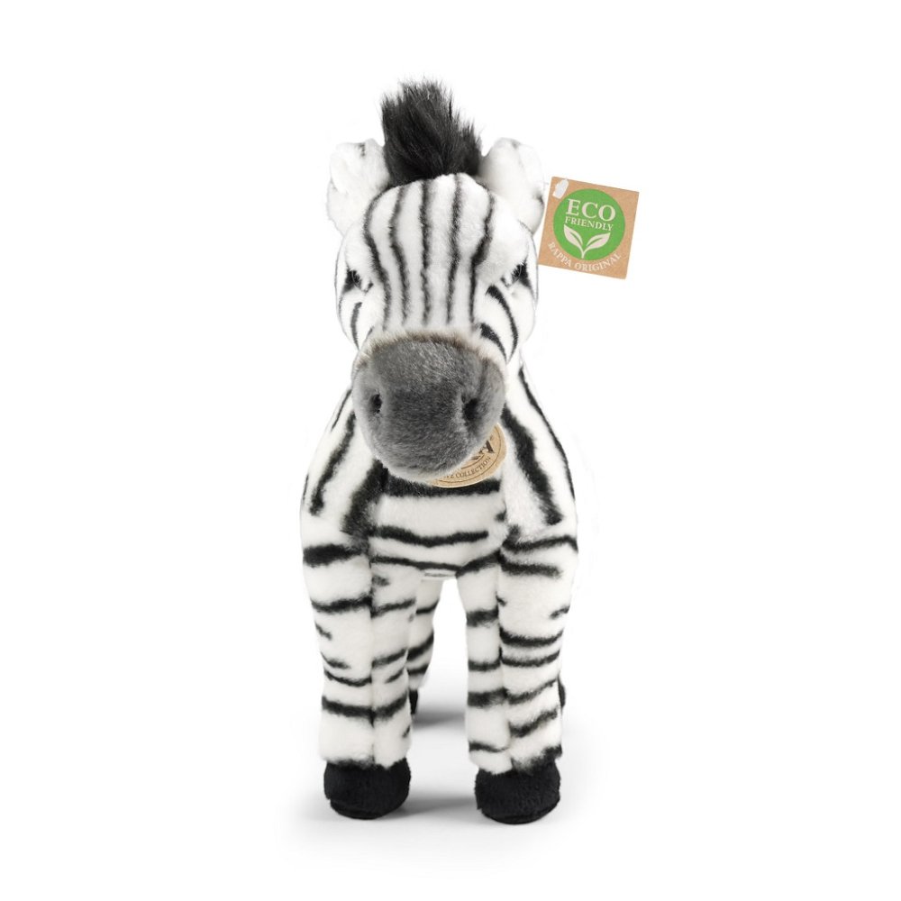 Rappa Plyšová zebra stojící 30 cm ECO-FRIENDLY (obrázek 3)