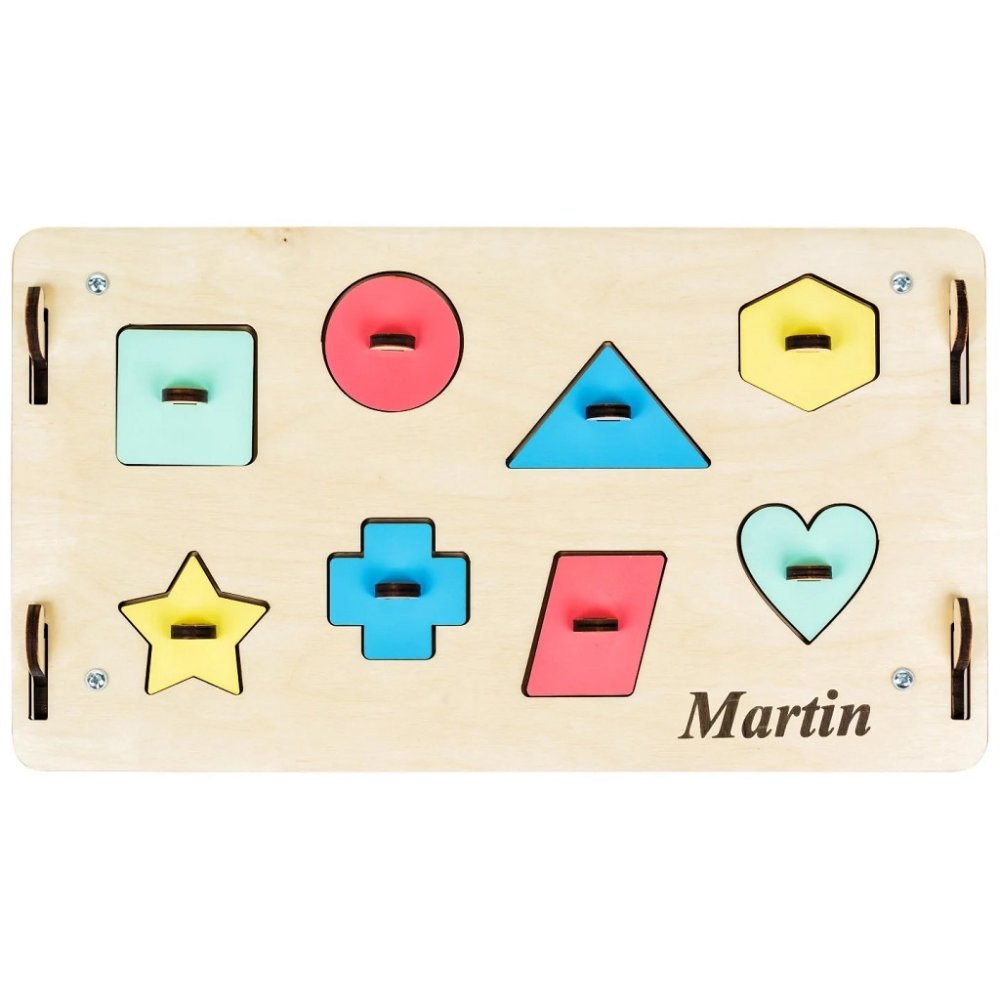 BusyKids Activity board Domeček přírodní (obrázek 4)