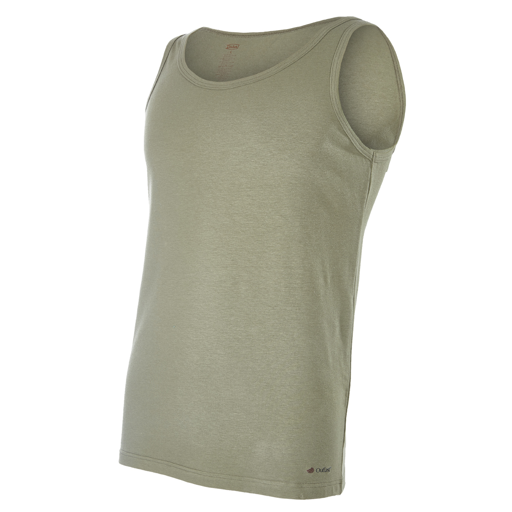 Camiseta de tirantes fina para hombre Outlast® - caqui L
