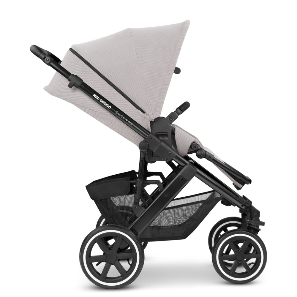 ABC DESIGN Salsa 4 Air Biskuit 2024 Kombinierter Kinderwagen + Kostenloser Autositzadapter