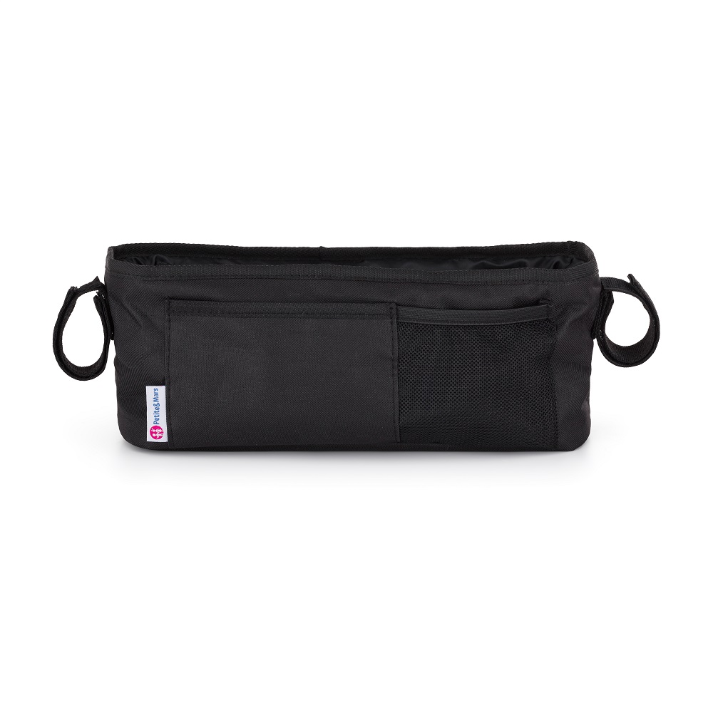 PETITE&MARS Organisateur De Poussette Pocket Absolute Noir