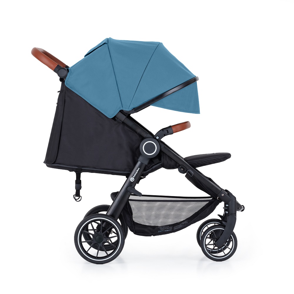 PETITE&MARS Barnvagn Street+ RWS Ek Ocean Blue Komplett