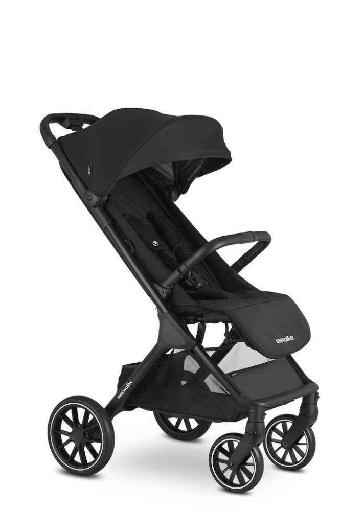 EASYWALKER Sportkinderwagen Jackey XL Shadow Black + PETITE&MARS Tasche Jibot GRATIS