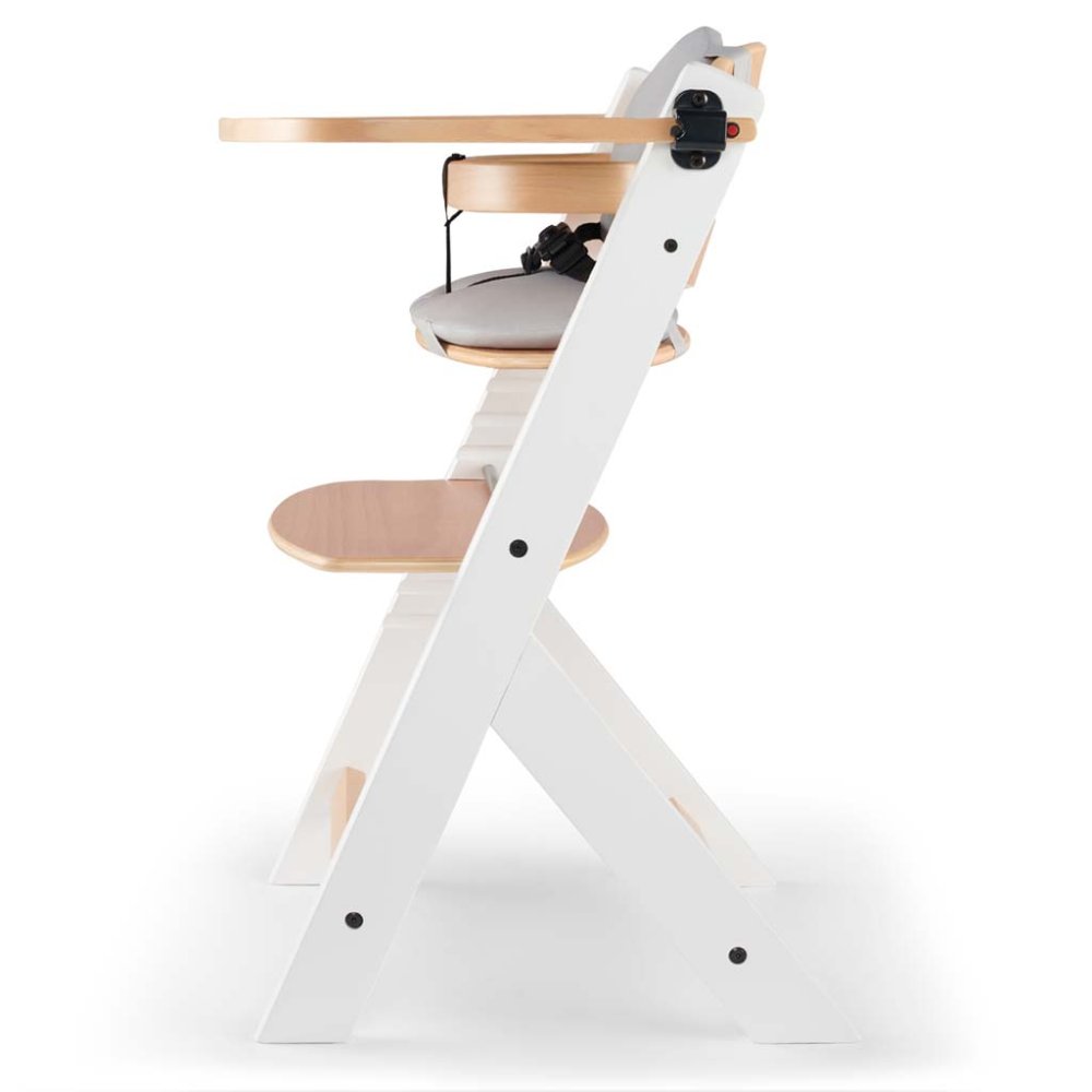 KINDERKRAFT Chaise De Salle à Manger Enock Avec Rembourrage Bois Blanc, Premium