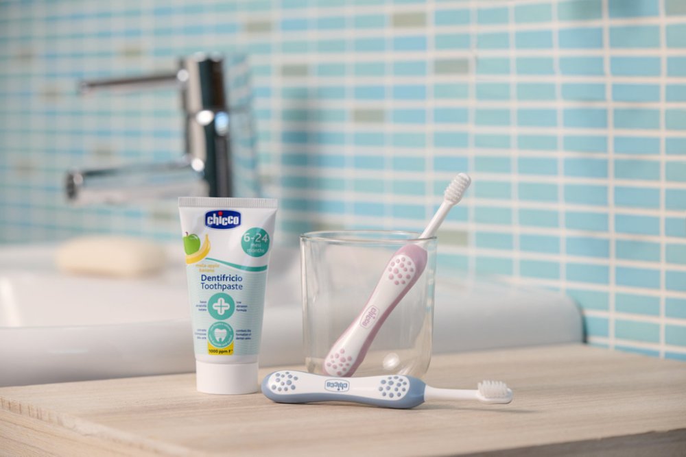 CHICCO Szczoteczka do zębów dla dzieci Indygo 6-36m - obrazek 4