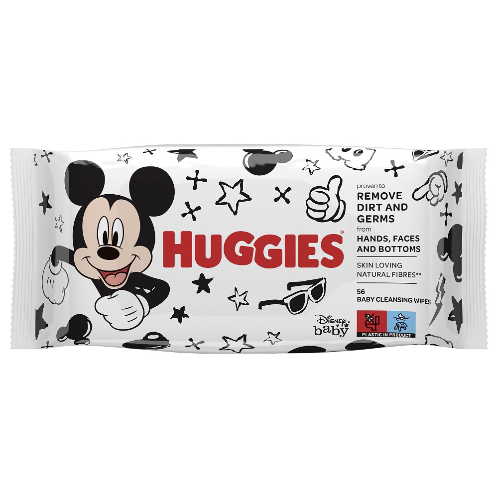 HUGGIES® Vlažne Maramice Mickey Mouse 56 Kom