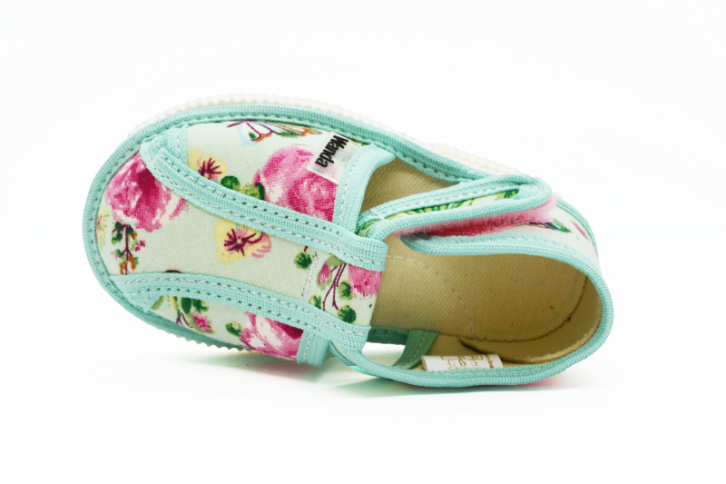 WANDA Children's slippers closed toe mint - flower girl size S 21 - Image 4
