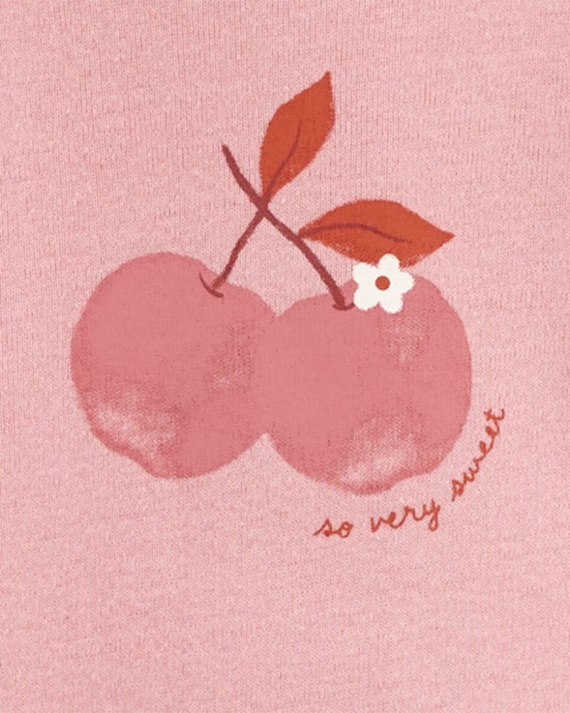 Body à manches courtes CARTER'S Rose Cerise fille 3 pièces 3m/taille. 62 – Image 4