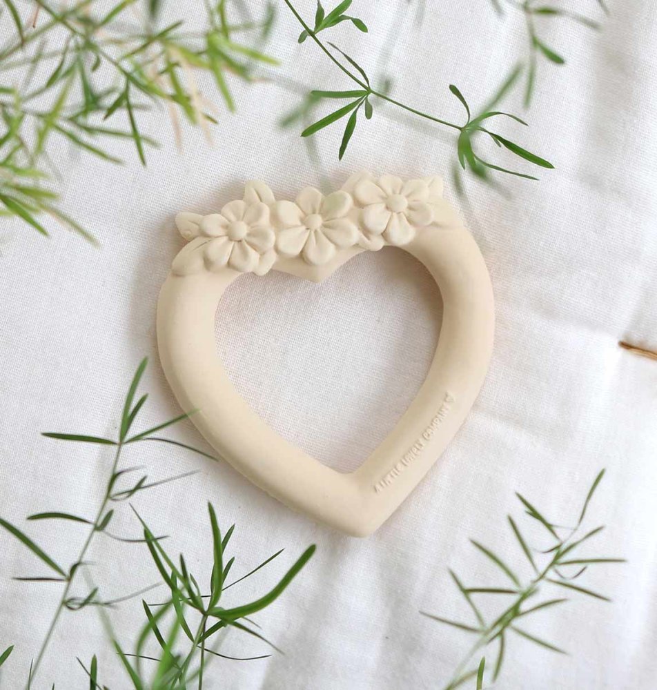 A Little Lovely Company - massaggiagengive in caucciù - cuore - immagine 4