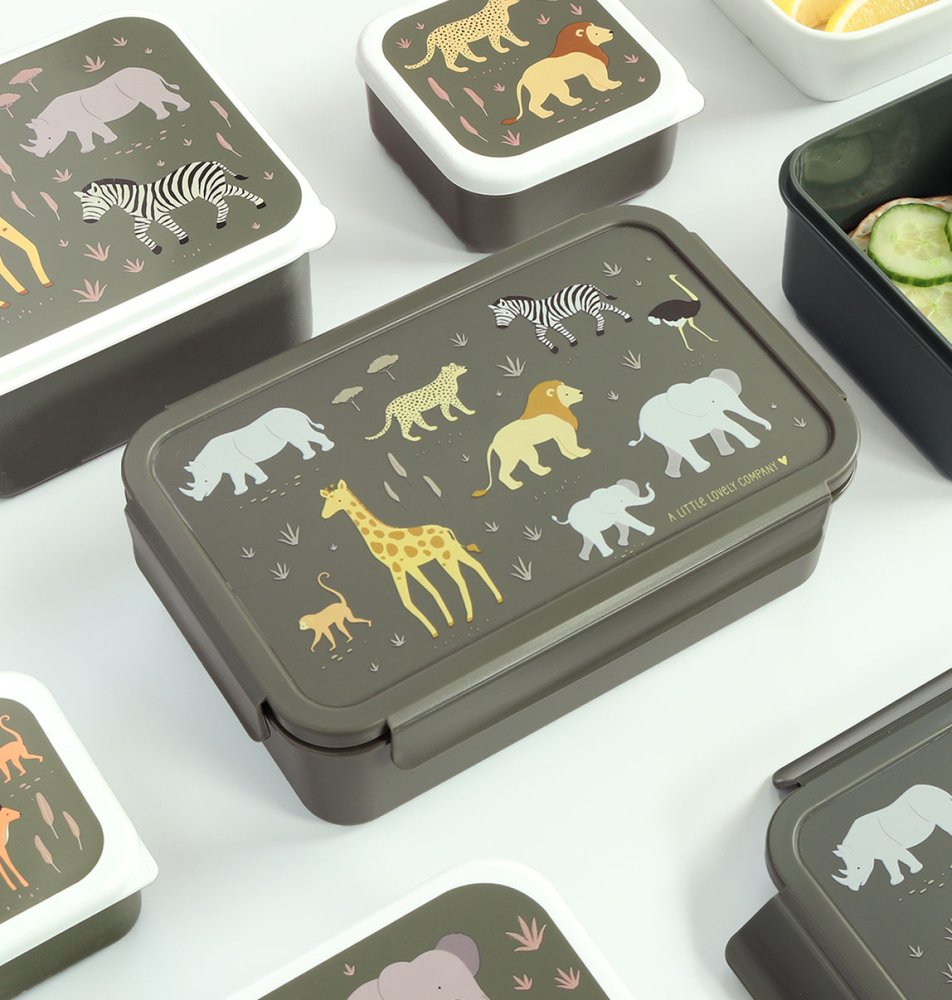 A Little Lovely Company - Boîte à goûter - Animaux de la savane – Image 5