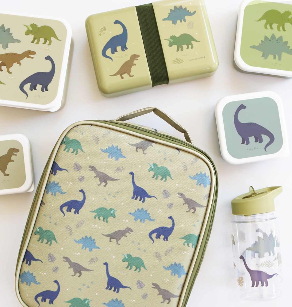 A Little Lovely Company - Set di quattro contenitori per snack - dinosauri - immagine 6