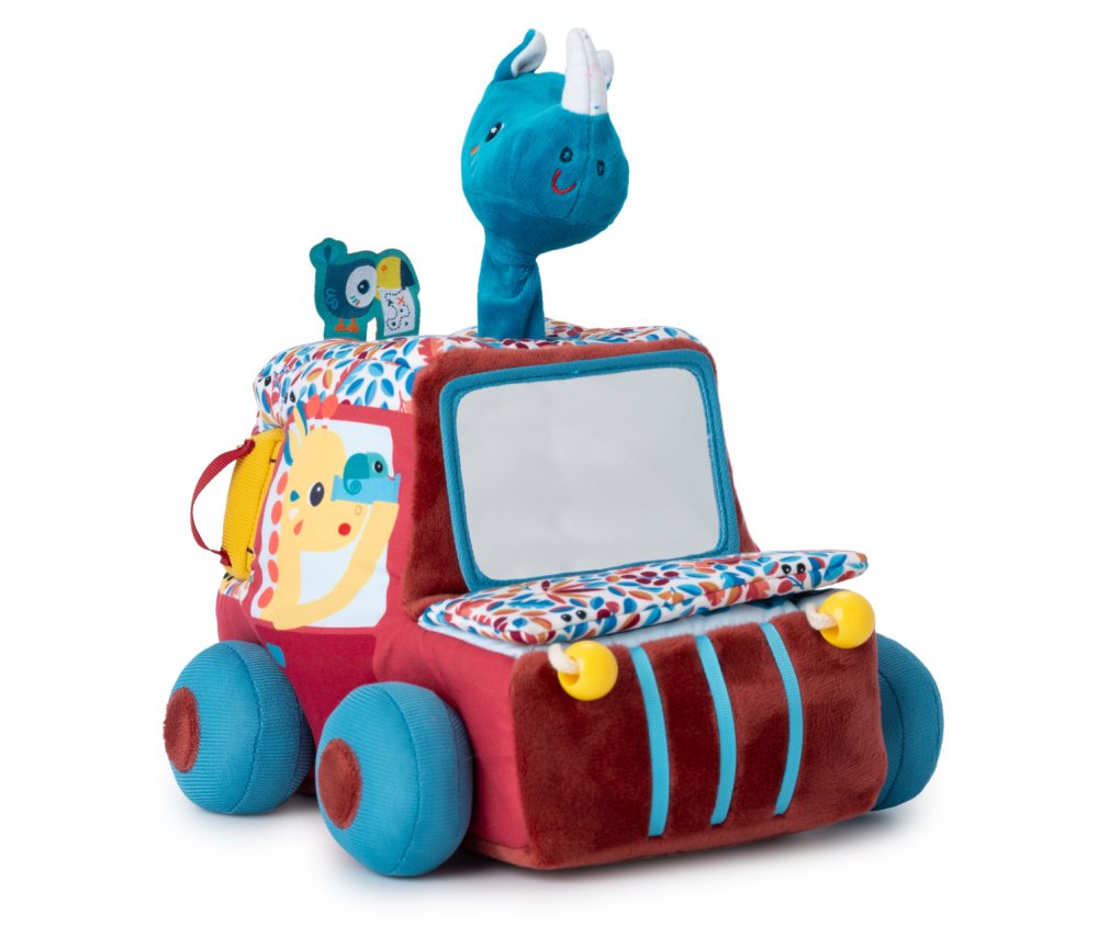 Lilliputiens - Voiture en tissu avec activités et miroir – Image 3