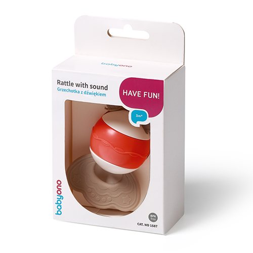 BABYONO Hochet avec anneau de dentition 3m+ Candy – Image 6