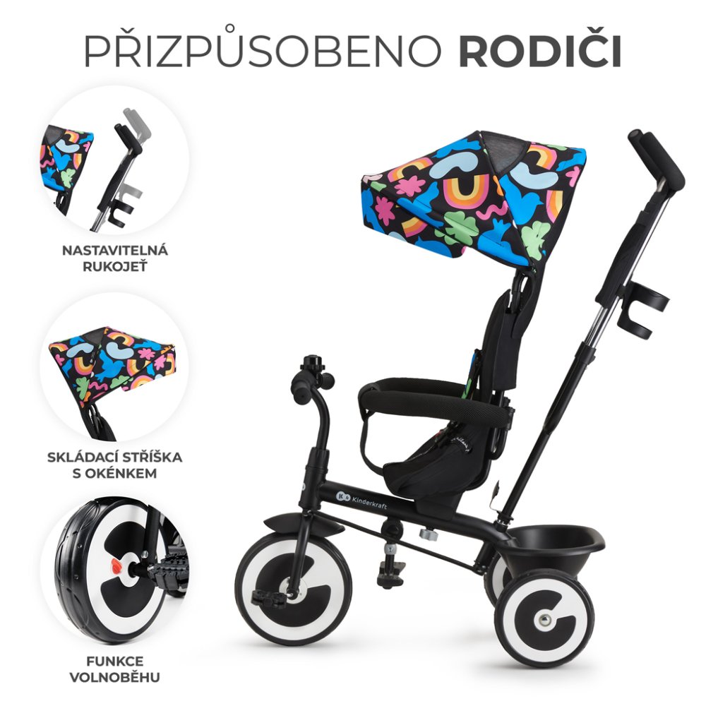 KINDERKRAFT Triciclo Aston Happy shapes - immagine 5
