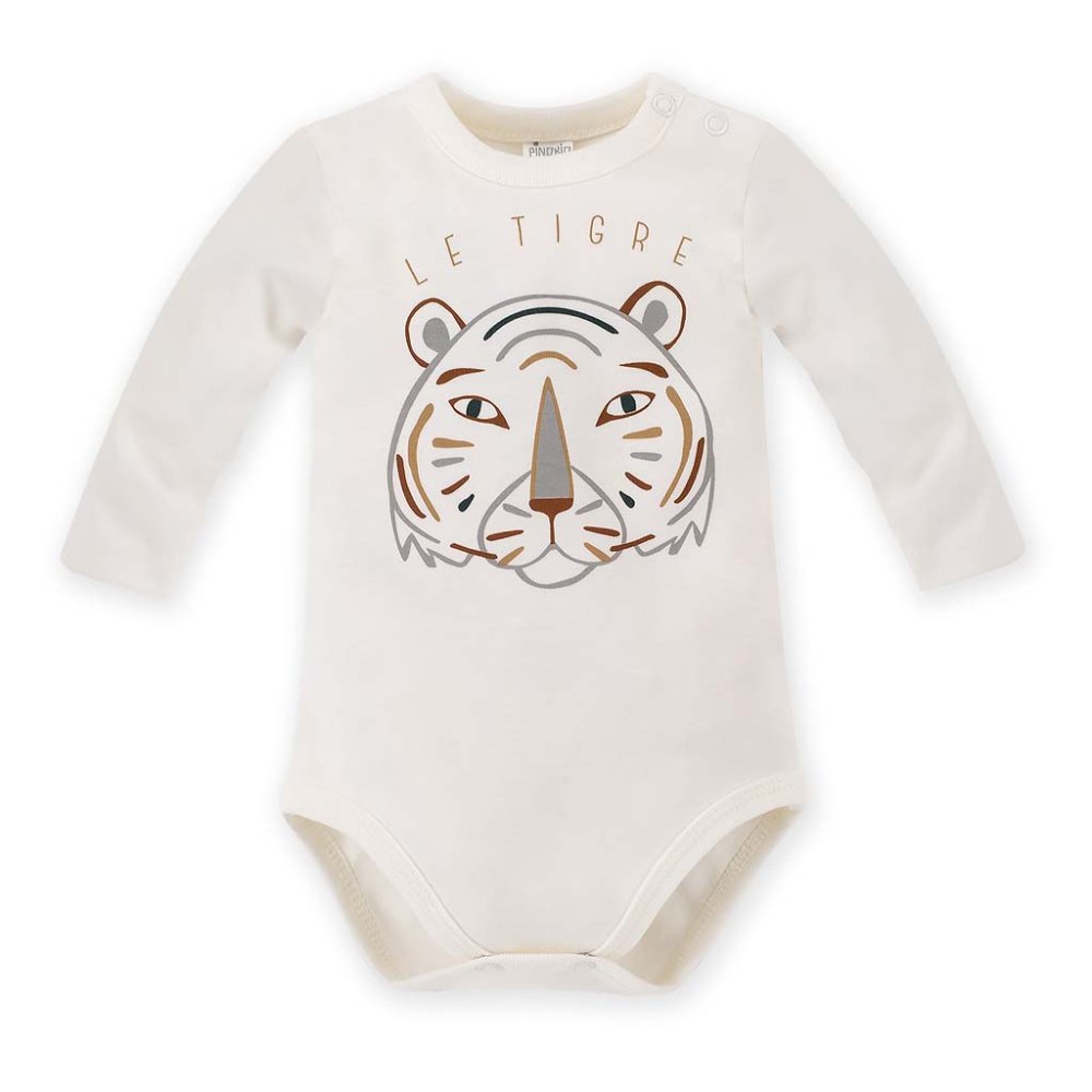 PINOKIO Body manica lunga Le Tigre écru tigre taglia 62