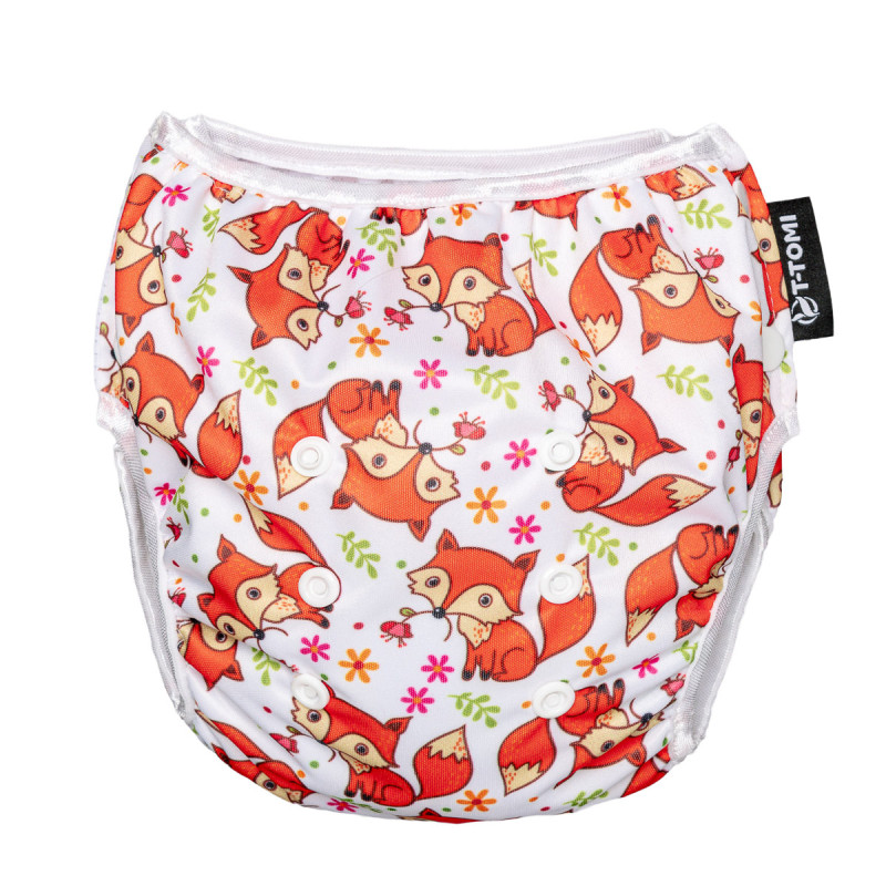 T-TOMI Couches de bain, 5-15kg, Foxes