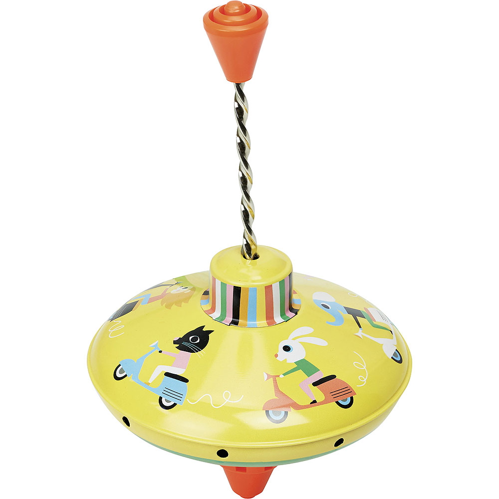 Vilac Metallkreisel klein 1Stk gelb