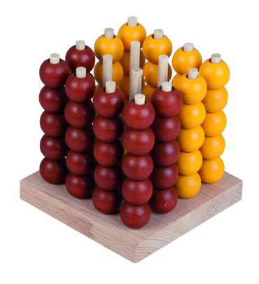 Detoa Knobelspiel Tic Tac Toe 3D