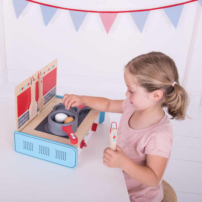 Bigjigs Toys Patelnia z jajkiem - obrazek 3