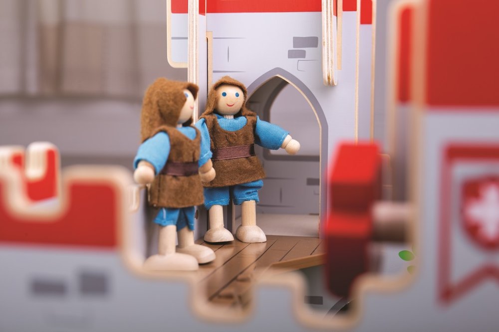 Bigjigs Toys Zamek Króla Jerzego - obrazek 3