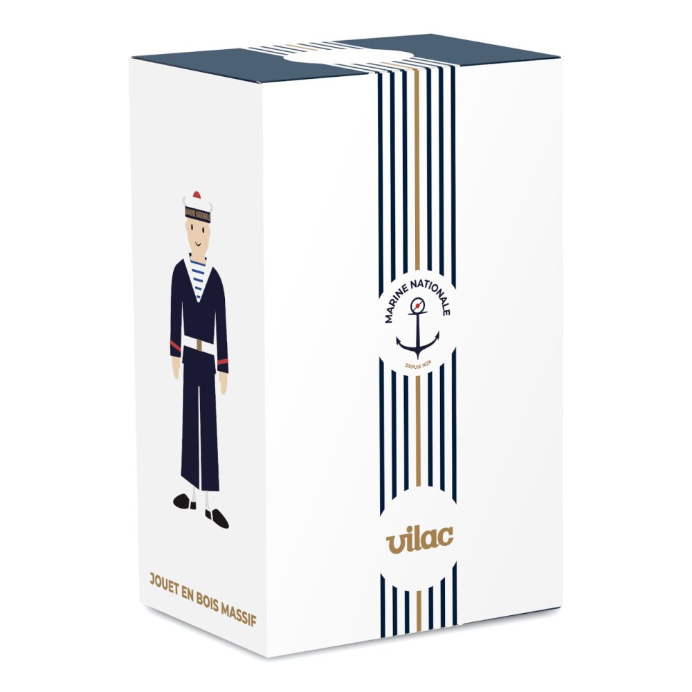 Vilac Torre de apilamiento de madera Marinero - Imagen 3