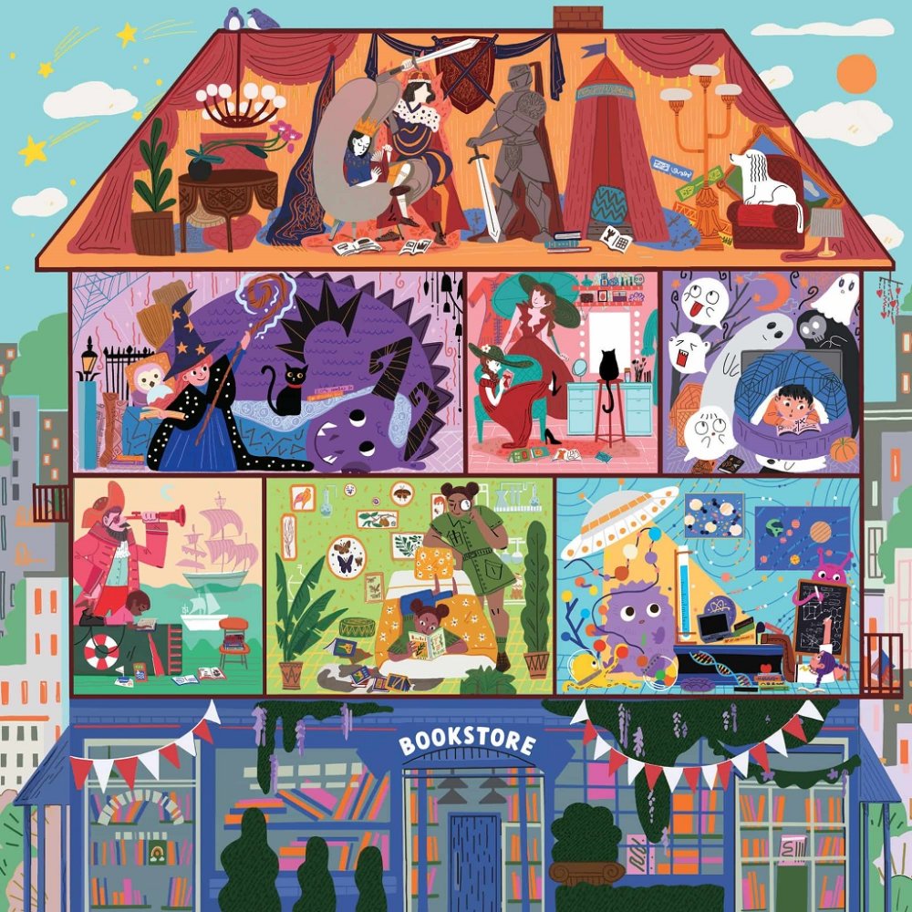 Mudpuppy Puzzle Magia de Cuentos 500 piezas - Imagen 4