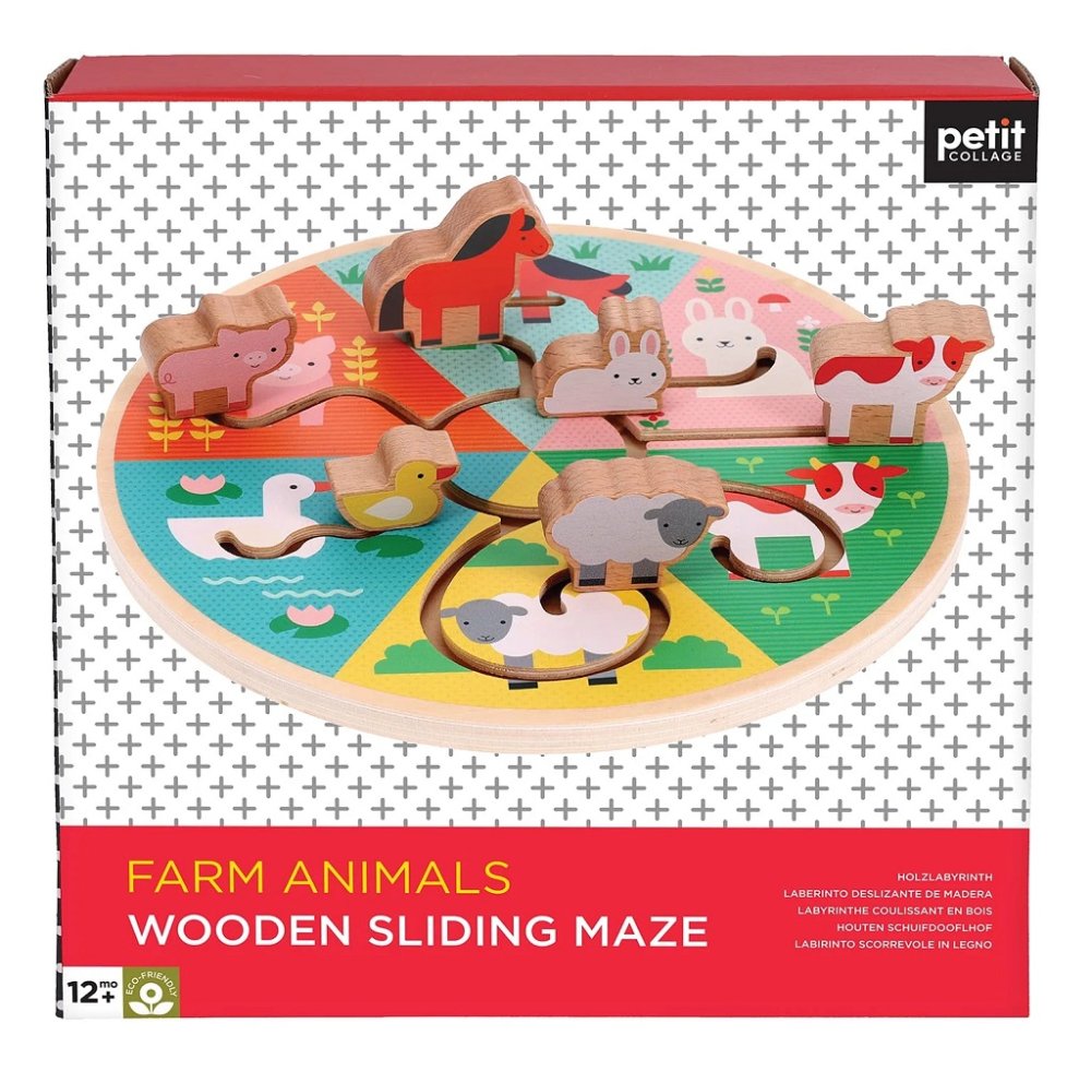 Petit Collage Labirinto Motricità Fattoria con Animali - immagine 3