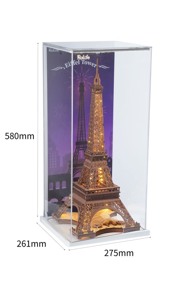 RoboTime 3D fa puzzle Éjszakai Eiffel-torony világító - Image 4