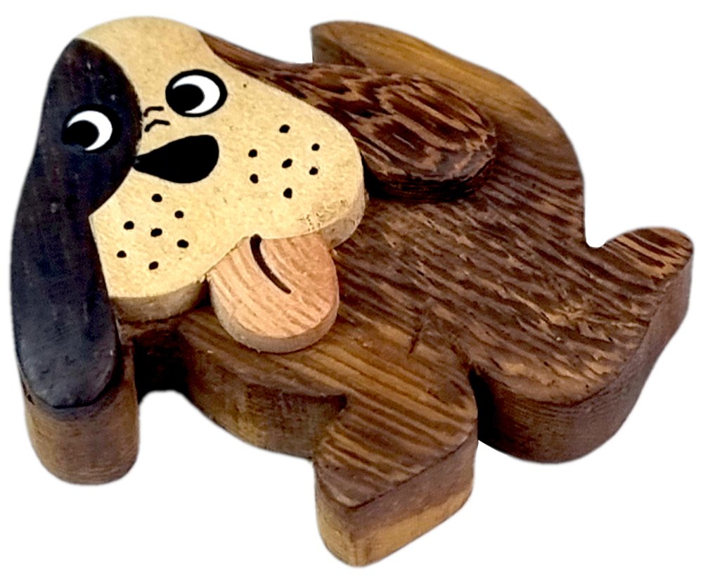 2Kids Toys Imán de madera grande Perro - Imagen 3