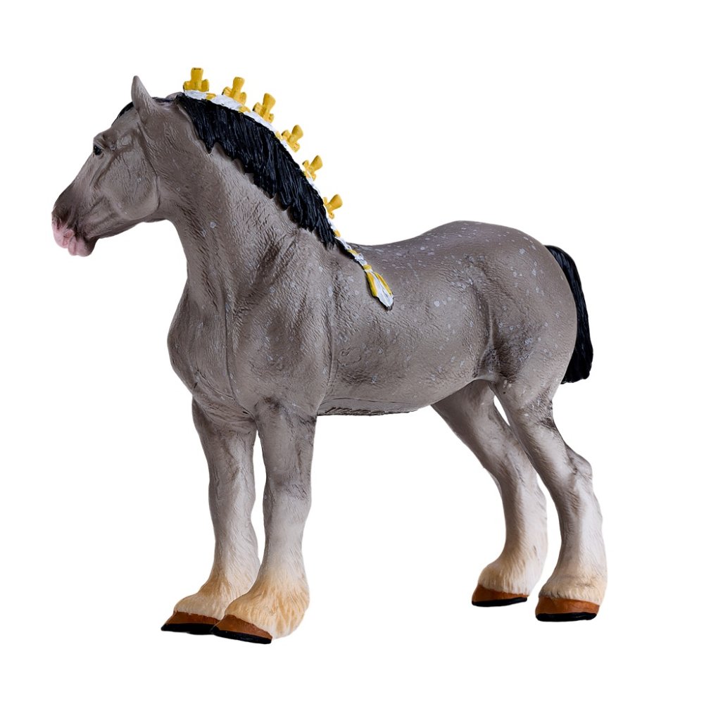 Mojo Koń rasy Shire siwy deresz - obrazek 5